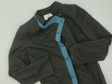 beżowy trencz i sukienka: Women`s coat, size M