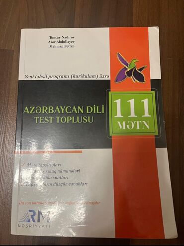 azərbaycan dili mücrü nəşriyyat pdf: Rm 111 metn Azerbaycan dili. Kitabin içi temizdir.Xirdalana pulsuz