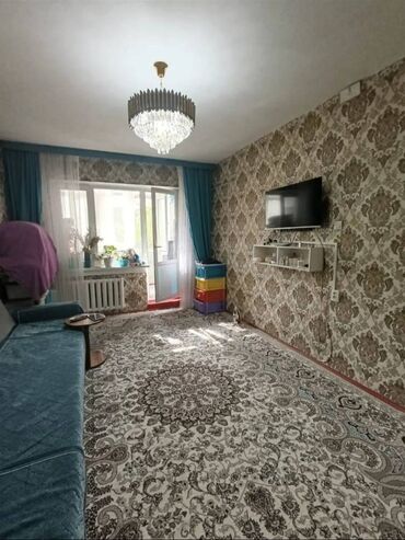 квартиру в кок жаре: 1 комната, 34 м², 105 серия, 2 этаж, Косметический ремонт