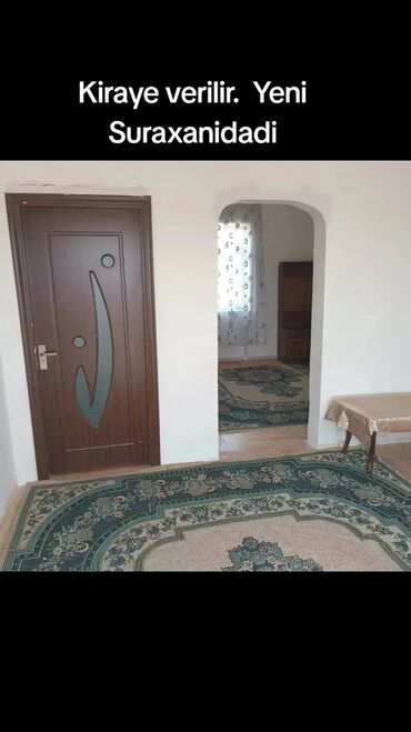 Uzunmüddətli kirayə evlər: Kiraye ev verilir.Yeni Suraxanida iki otaqli orta temirli heyet — 10