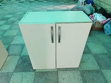 skaf kuxna ucun: Ağ rəngli ikitərəfli dolab 65 x 30 - Material: laminat/LDSP - Rəng — 1