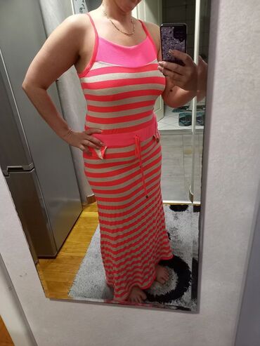 pidzame sa srcima: A-Dress 2XL (EU 44), color - Pink, With the straps