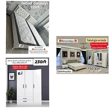 mini skaf: Yataq otağı mebelləri seti və ayrıca məhsullar - 1 ədəd çarpayı – — 1