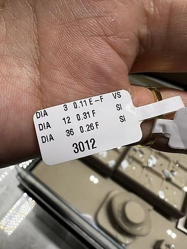 сумма: Кольцо с натуральными бриллиантами, 585 проба, дизайнерская композиция — 4