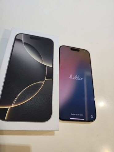 айфоны по низкой цене: IPhone 16 Pro, Б/у, 256 ГБ, Natural Titanium, Зарядное устройство, Защитное стекло, Чехол, 100 %