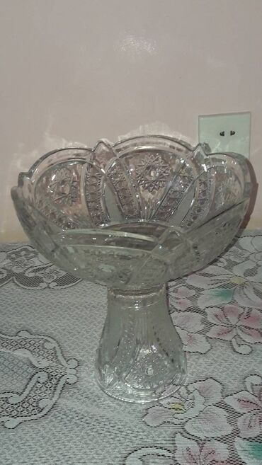 зеркальная посуда для фуршета: Фруктовница Хрустальная ваза для фруктов