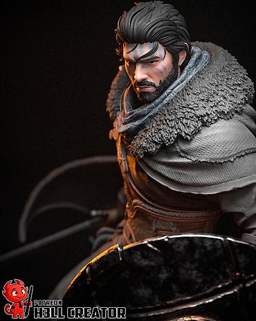 3d модель: ⚔️ ФИГУРКА ПОД ПОКРАСКУ (Crimson Desert) Клифф 20 см 📐 Технические — 10