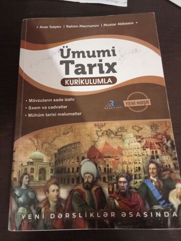 Kitablar, jurnallar, CD, DVD: Ümumi tarix Anar İsayev vəsait
