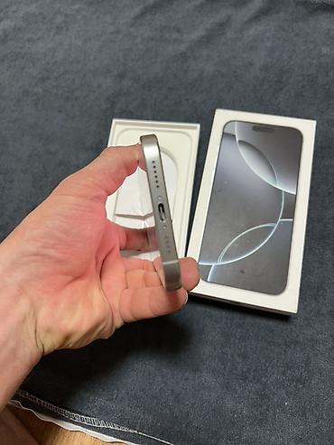 apple 16pro max: IPhone 16 Pro Max, Б/у, 256 ГБ, White Titanium, Коробка — 6