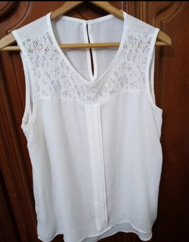 košulje za punije žene: S (EU 36), M (EU 38), Stars, color - White