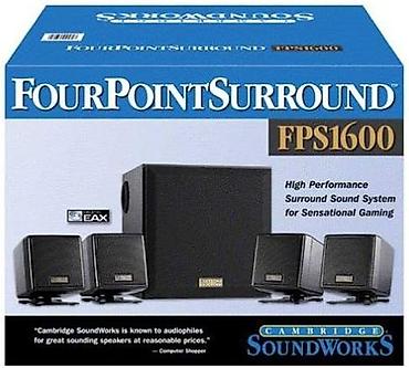 звуковые карты cambridge audio: Акустическая система Cambridge SoundWorks FourPointSurround FPS1600 - — 2