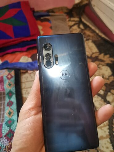 Motorola Edge+, Б/у, 256 ГБ, цвет - Синий, 1 SIM