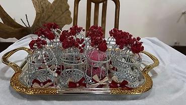 Dekorlar və bəzəklər: 2 DEST XONCA 2 KEPENEK 150 SM YUMRU DEKOR BAHALI TULLE BIRGE Guzguler — 8