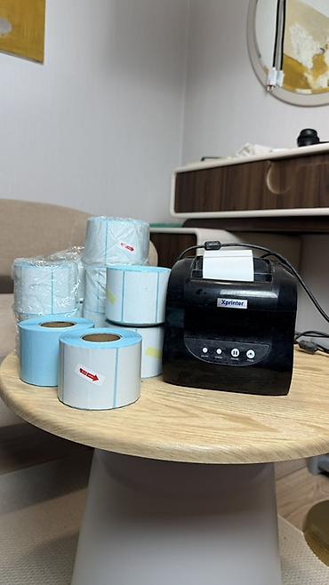 Торговые принтеры: Термопринтер этикеток Xprinter + комплект рулонов - Модель: Xprinter — 1