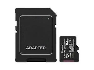 Memorijske kartice za kamere: Kingston Canvas Select Plus microSD memorijska kartica 64GB + SD — 13