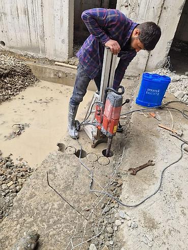 Beton işləri: Beton kəsmə beton deşmə xidməti Karot - HILTI DD 200 / 350 ilə 25 ° — 4