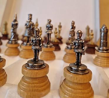 Şahmatlar: Şahmat. Çox gözəl və gözoxşayan antikvar İtaliya istehsallı şahmat — 3