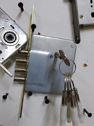 нож кольцо: Врезной сувальдный замок для металлических/деревянных дверей — 1