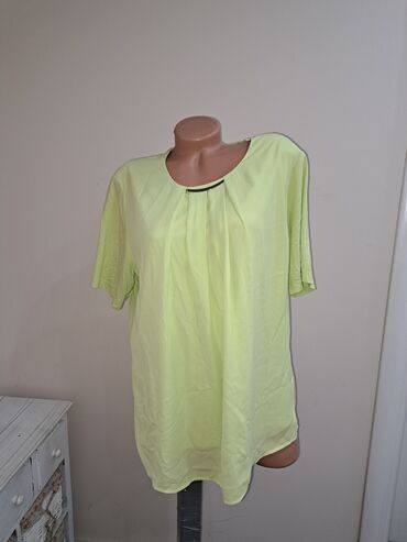 shooter bluze: 2XL (EU 44), Viscose, Single-colored, color - Green