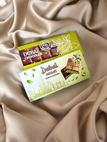 Кондитерские изделия, сладости: Дубайский шоколад с фисташковой пастой 220гр - 900сом Шоколад Волосы — 23