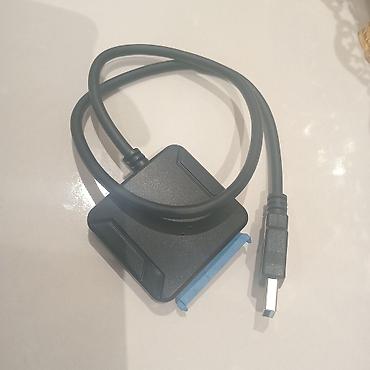xarici hard disk satilir: USB–SATA adapter kabeli - 2.5" və 3.5" HDD/SSD-ləri kompüterə qoşmaq — 1