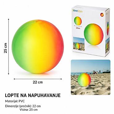 KMT Lopta za probu sjajna 2904069 Opis: - Šarena lopta na naduvavanje