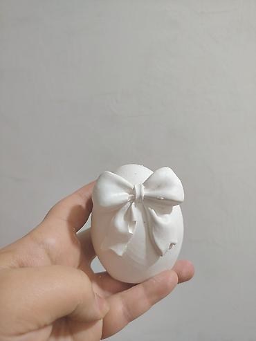 Fiqurlar: Fiqur, Gips, rəng - Ağ — 19