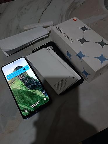 редми телефоны: Redmi, Redmi Note 11, Б/у, 128 ГБ, цвет - Синий, 2 SIM — 2