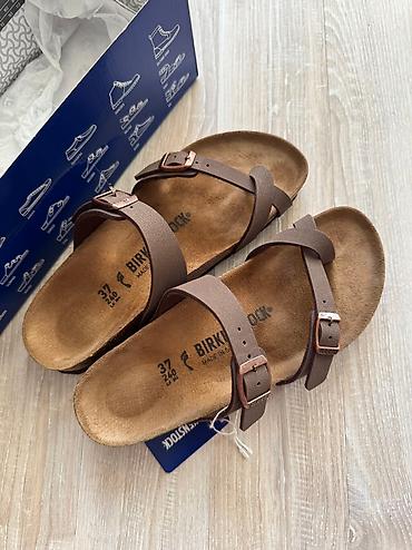 сандали: Босоножки, 37, Birkenstock, Новый, цвет - Коричневый, Самовывоз, Бесплатная доставка — 4