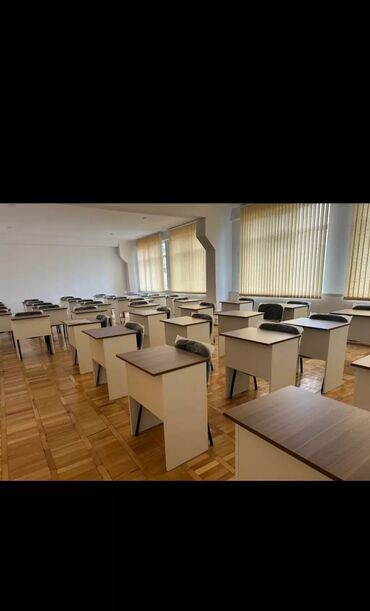 Ofis dəst mebeli: Parta tek neferlik 50/60 sm 28 azn Parta iki neferlik 100/50 sm — 10