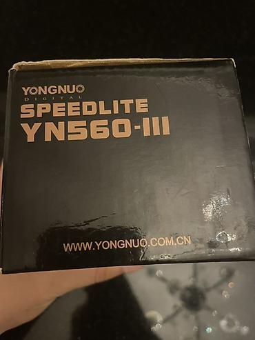 Фото и видеокамеры: Yongnuo Digital Speedlite YN560-III fotoaparat fleşi Xüsusiyyətlər: - — 5
