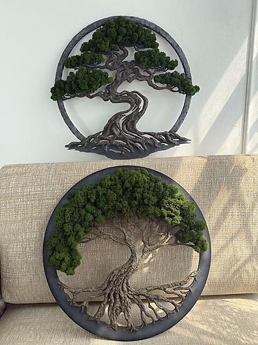 Панно: Панно ручной работы – это уникальный фито-декор из мха, который — 9