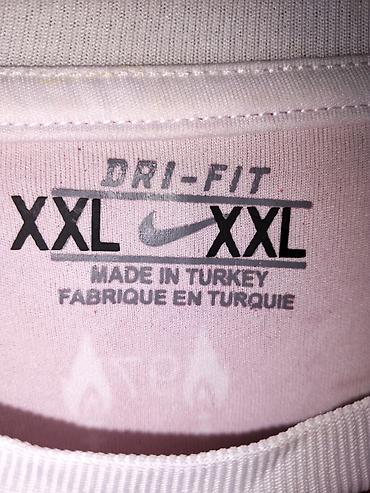 Kişi geyimləri: Futbolka, Nike, 2XL, rəng - Qırmızı — 2