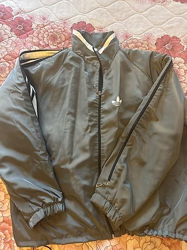 deri geyim: Kurtka, Vetrovka, Payız, Adidas, XL — 3