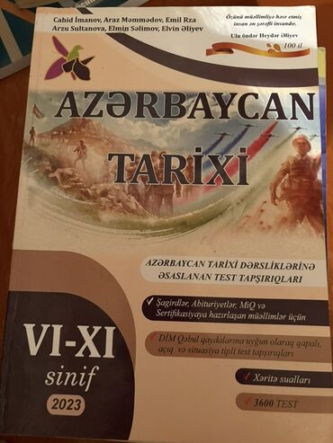 5 ci sinif azerbaycan tarixi kitabi yukle: Azərbaycan tarixi dərsliklərinə əsaslanan bu test tapşırıqları kitabı