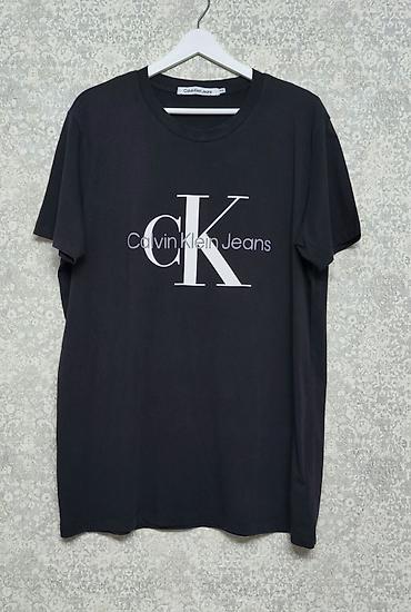 calvin: Futbolka, Calvin Klein, XL, rəng - Qara — 2