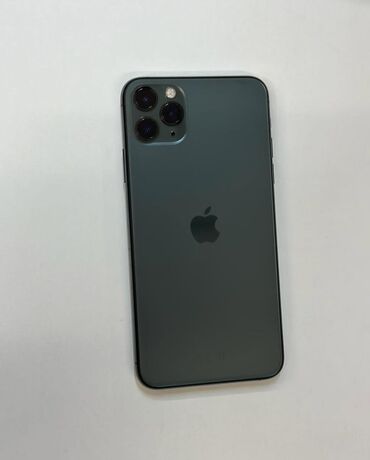 Apple iPhone: IPhone 11 Pro Max, Б/у, 64 ГБ, Зеленый, Чехол, 92 %