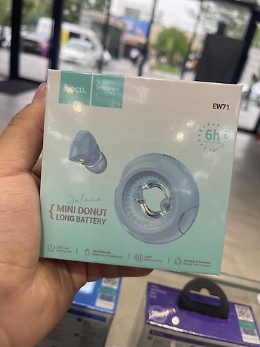 tcl 55: HOCO EW71 Galaxia Mini Donut — беспроводные TWS-наушники Основные — 1
