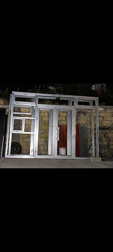 intizar yağı qiyməti: 2 ədəd böyük ölçülü alüminium qapı/konstruksiya satılır. Hər birinin — 1