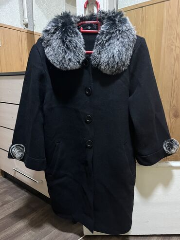 Пальто: Пальто, Осень-весна, Короткая модель, XL (EU 42)