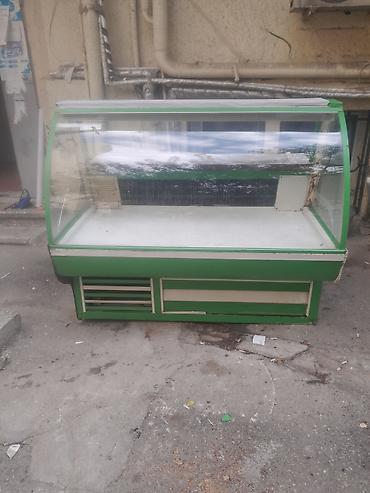 Soyuduculu vitr (mağaza/market üçün) - Ön və yanları şüşəli