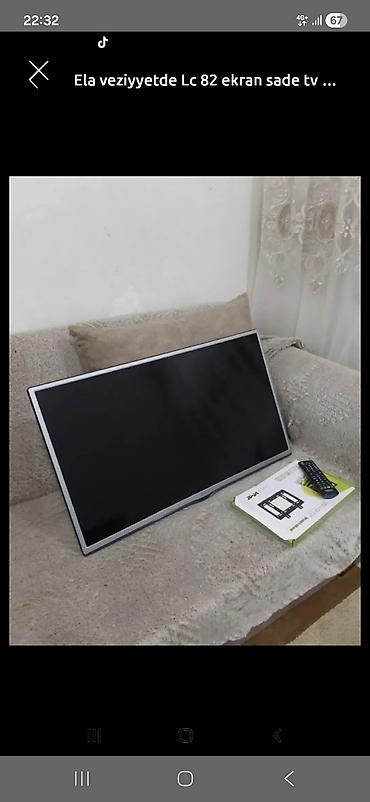 panasonic televizor: LG 82 ekran ela veziyetde daxili krosno kart yeri var — 1