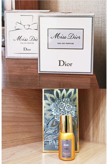 диор: 1.Духи из Франции Miss Dior 100 ml.-30 000
2.Fragonard 15 ml.- 4500 с