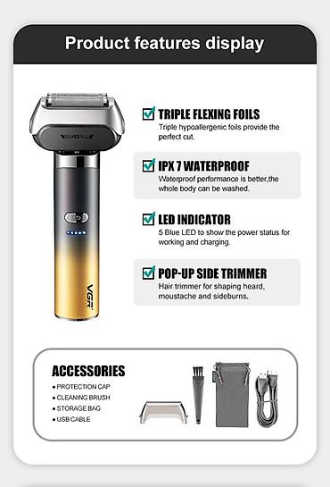 Trimmerlər və saç qırxan maşınlar: Saç qırxan maşın, Vgr, Yeni, Pulsuz çatdırılma, Ödənişli çatdırılma, Rayonlara çatdırılma — 6