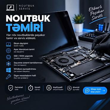 komputer ustası: 🛠️ NOTBUK TƏMİRİ Notbukunuzda problem var? Bizə gətirin, diaqnostika — 1
