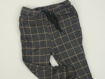 spódniczka zamszowa czarna: Baby material trousers, 12-18 months, 80-86 cm, So cute, condition - Good