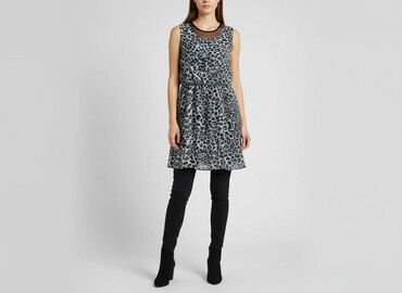 sukienka w panterke zara: Women`s dress, size S