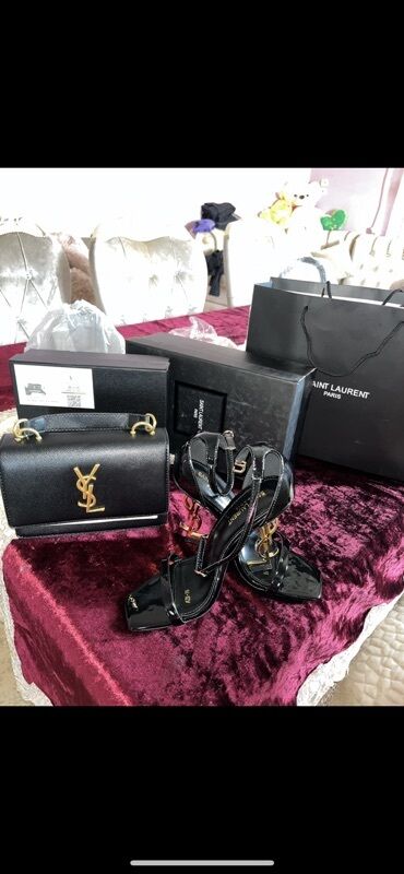 İnformatika: YSL, Ölçü: 37, rəng - Qara, Yeni