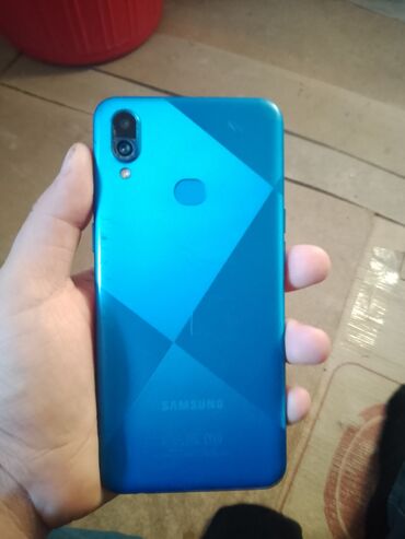 samsung paltaryuyan xeta kodlari uc: Samsung Galaxy A10s, 32 GB, rəng - Göy, Barmaq izi