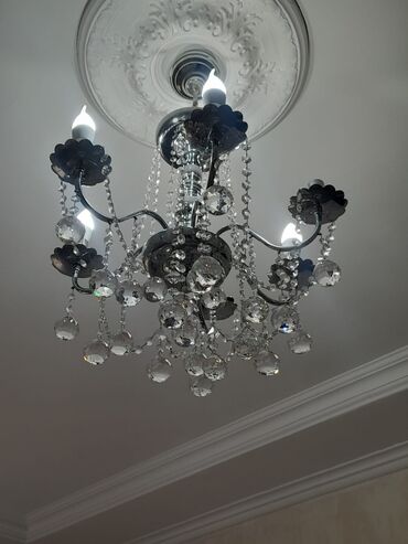упаковка для подарков: Çılçıraq, 6 lampa, Xrustal